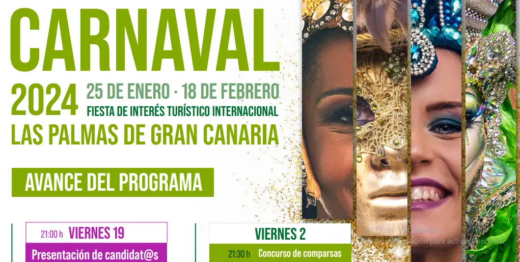 Programa Carnaval Las Palmas de Gran Canaria 2024